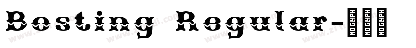 Bosting Regular字体转换 Bosting Regular字体转换